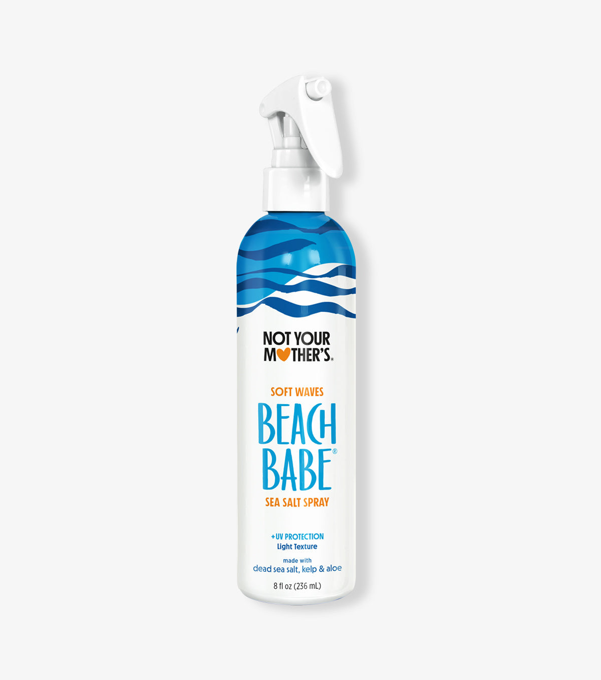 The Beach Babe Soft Waves Sea Salt Spray with UV protection.