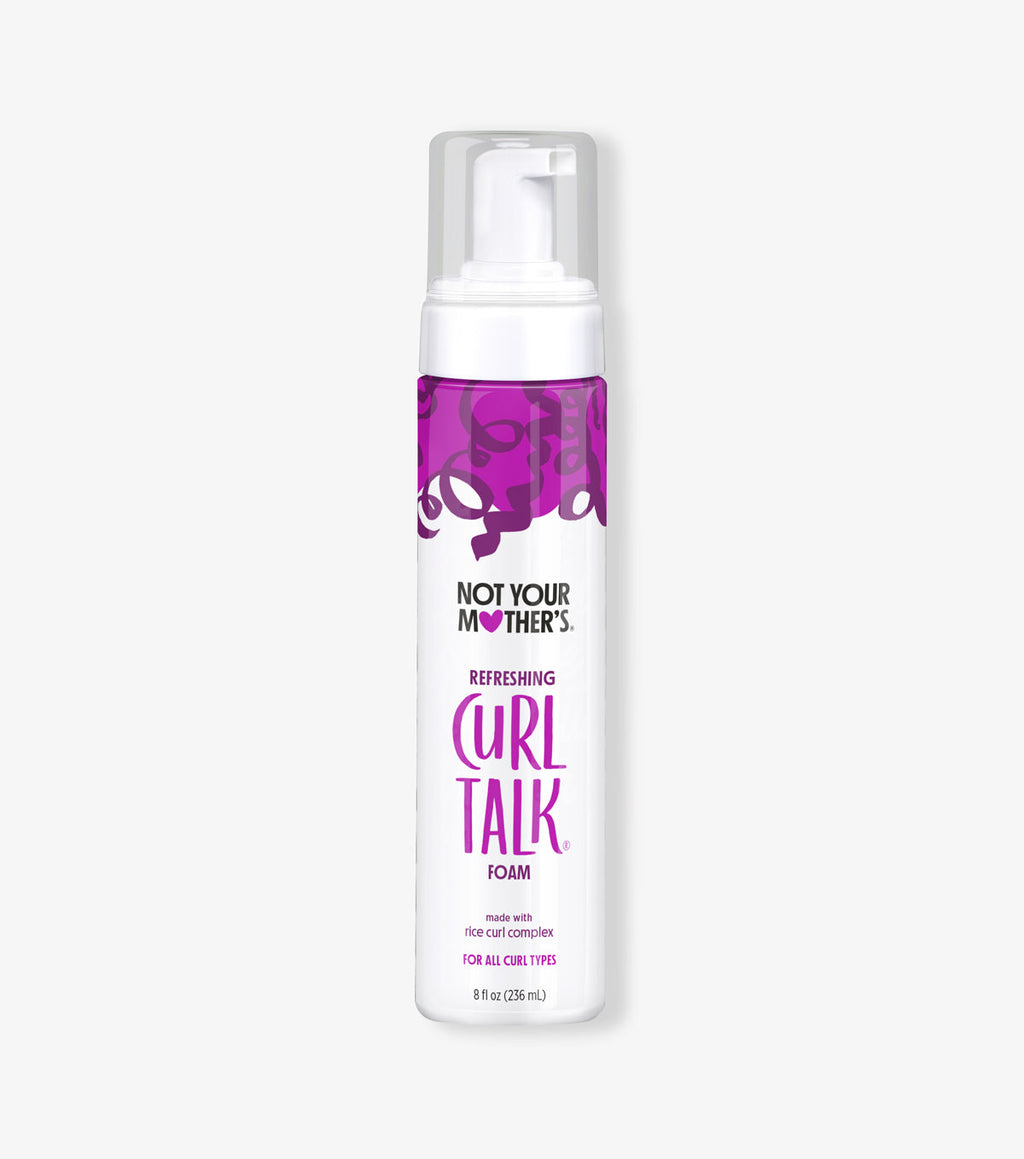Fight frizz and redefine your curls with NYM Curl Talk refreshing foam.