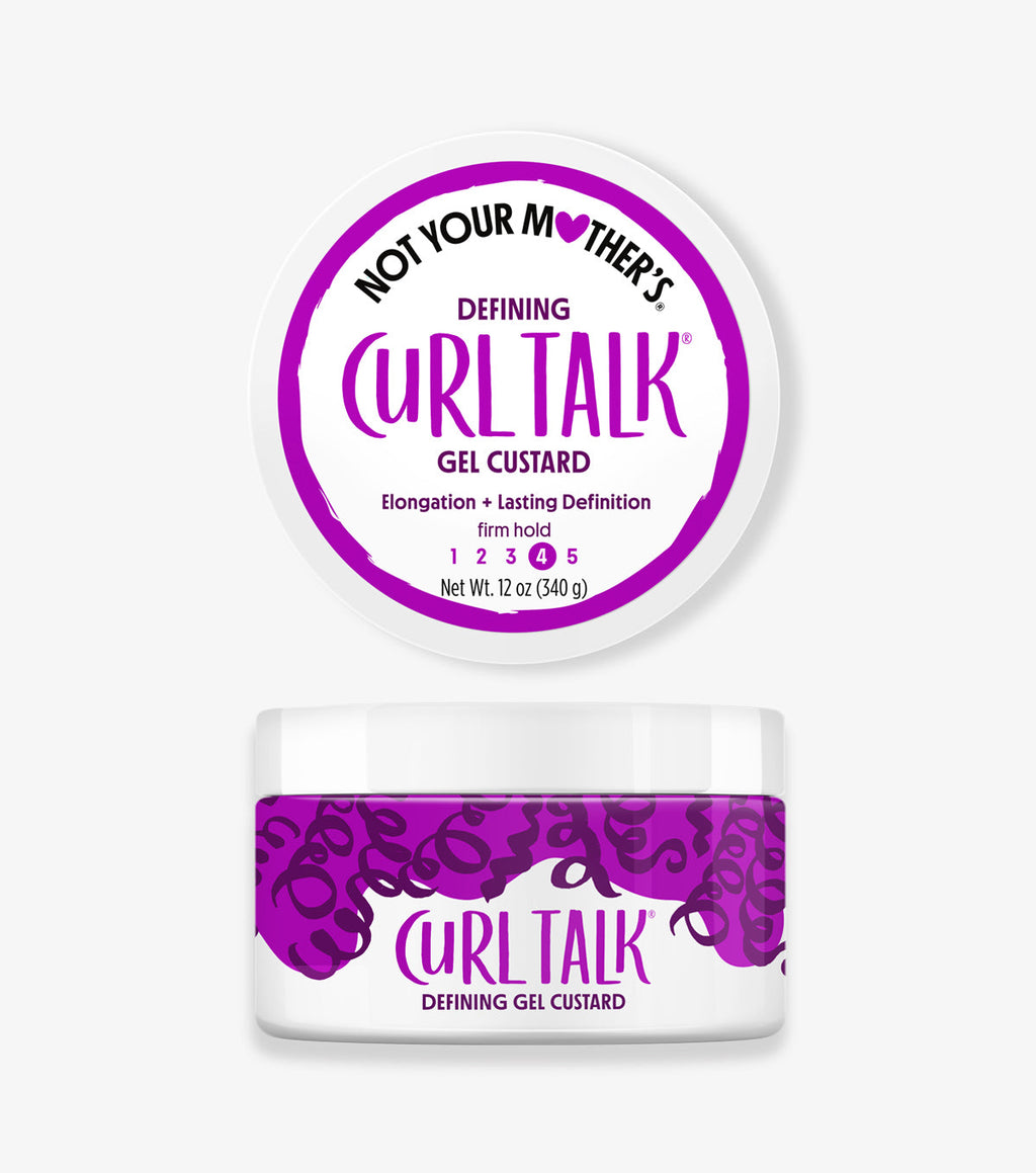 Define curls with a lasting, firm hold using the NYM Curl Talk Gel Custard.