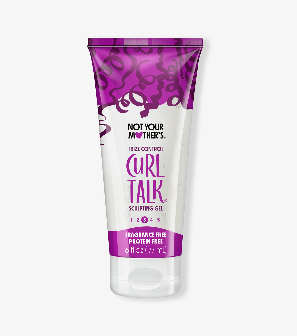 Control and sculpt curls with a flexible-firm hold using Curl Talk Gel.