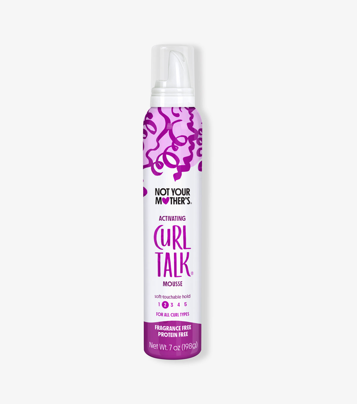Curl Talk Fragrance & Protein Free Activating Mousse 7 oz