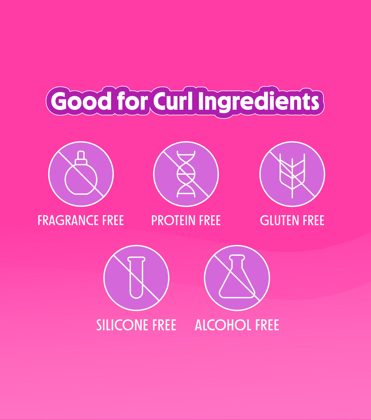 Free from icons for Curl Talk Fragrance & Protein Free Activating Mousse