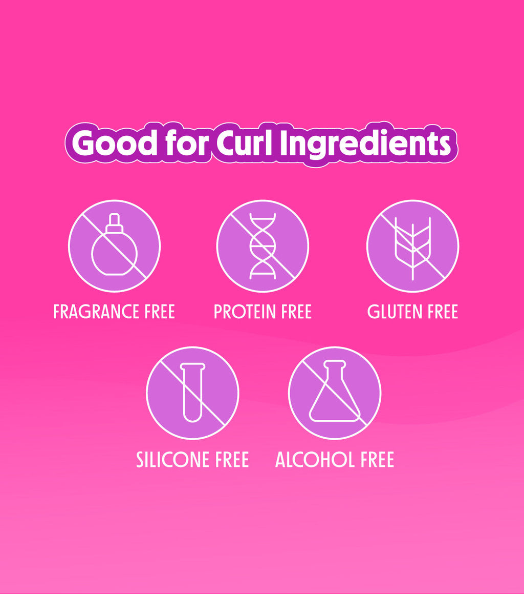 Free from icons for Curl Talk Fragrance & Protein Free Activating Mousse