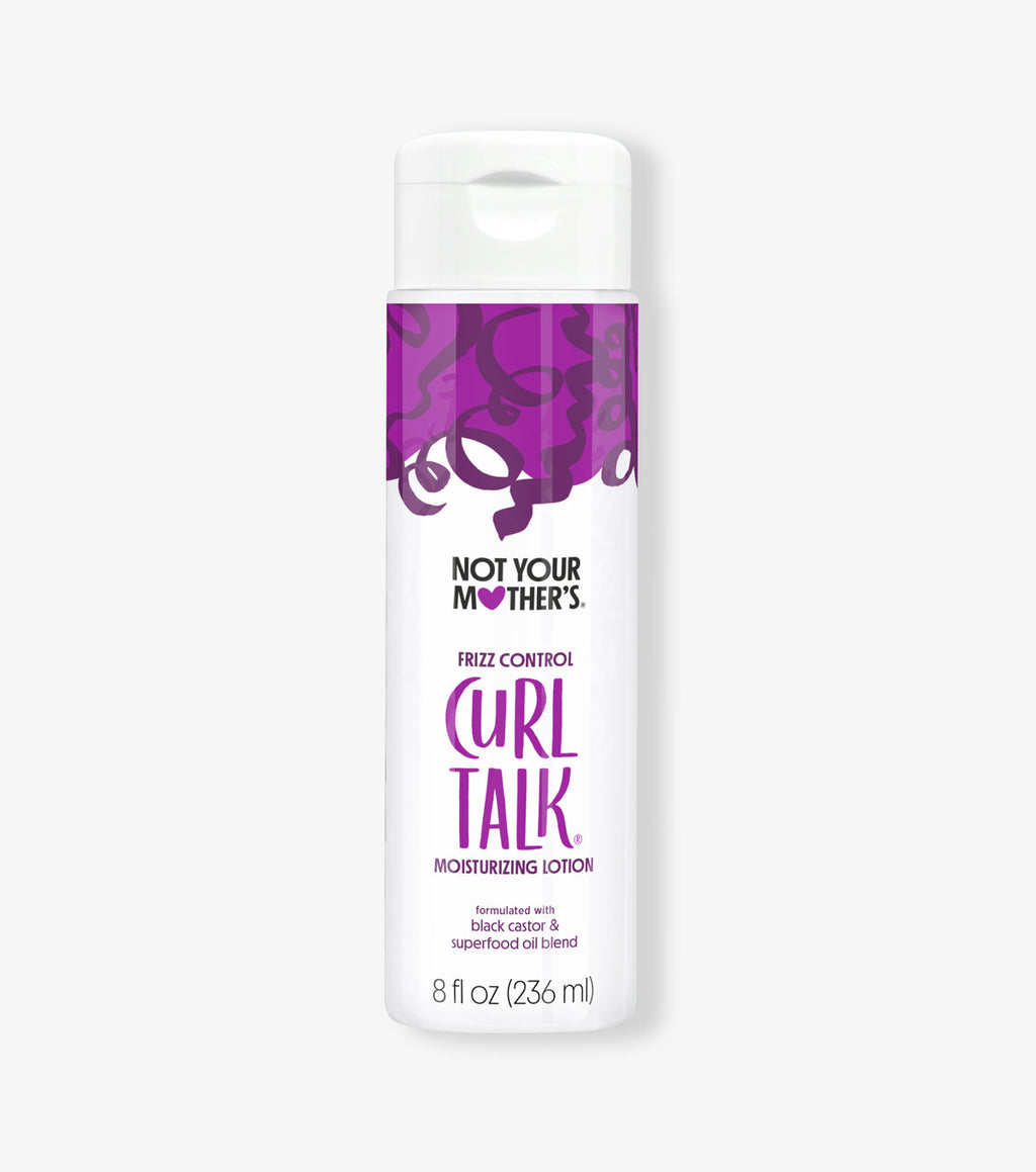 Moisturize curls and diminish frizz with Curl Talk Lotion for curly hair. 