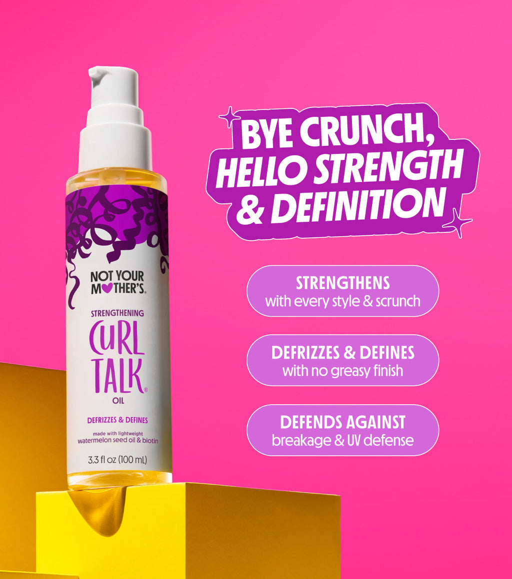 Strengthening Oil bottle with usage benefits