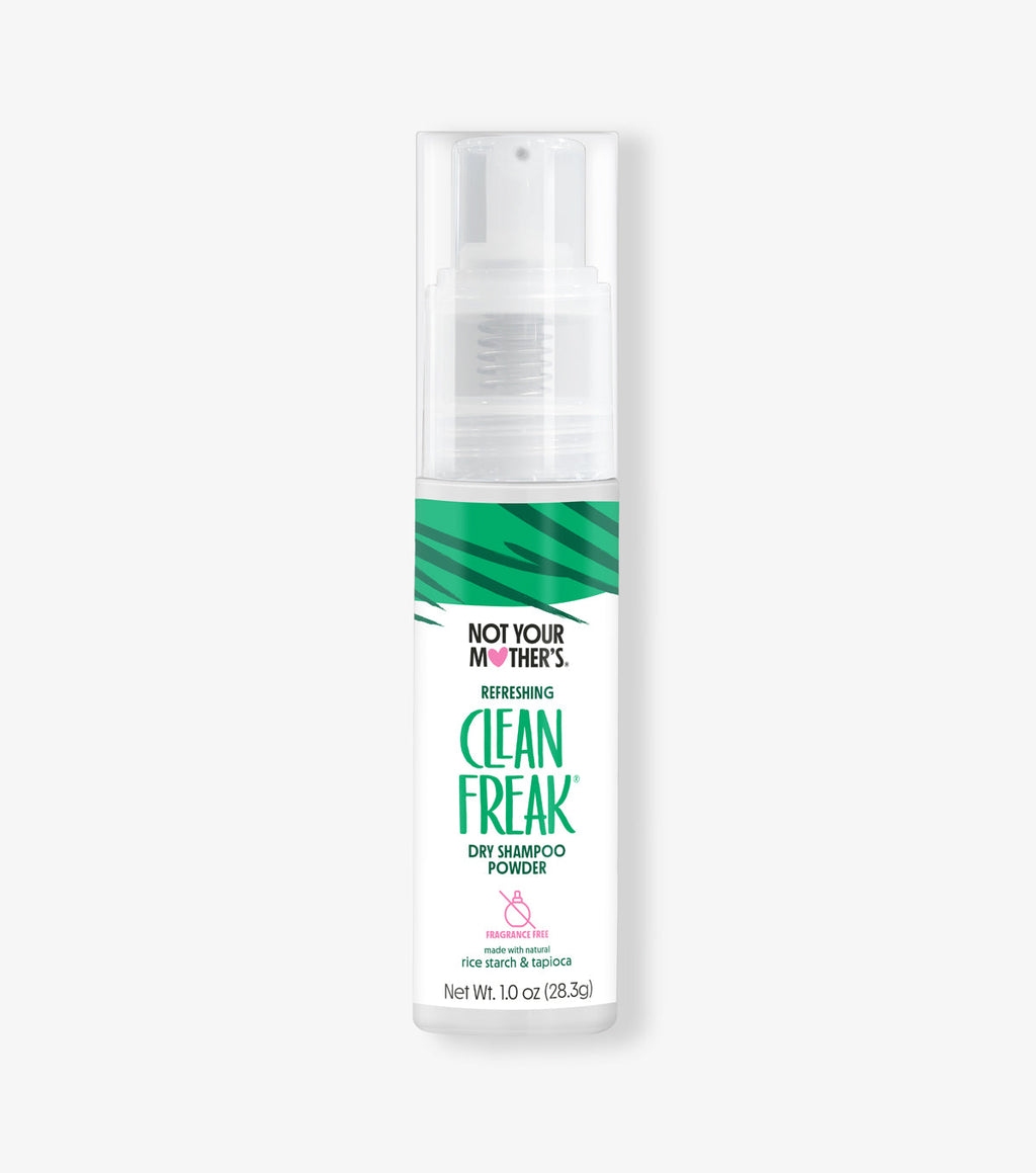 Keep hair fresh on the go with travel sized Clean Freak Refreshing Dry Shampoo.