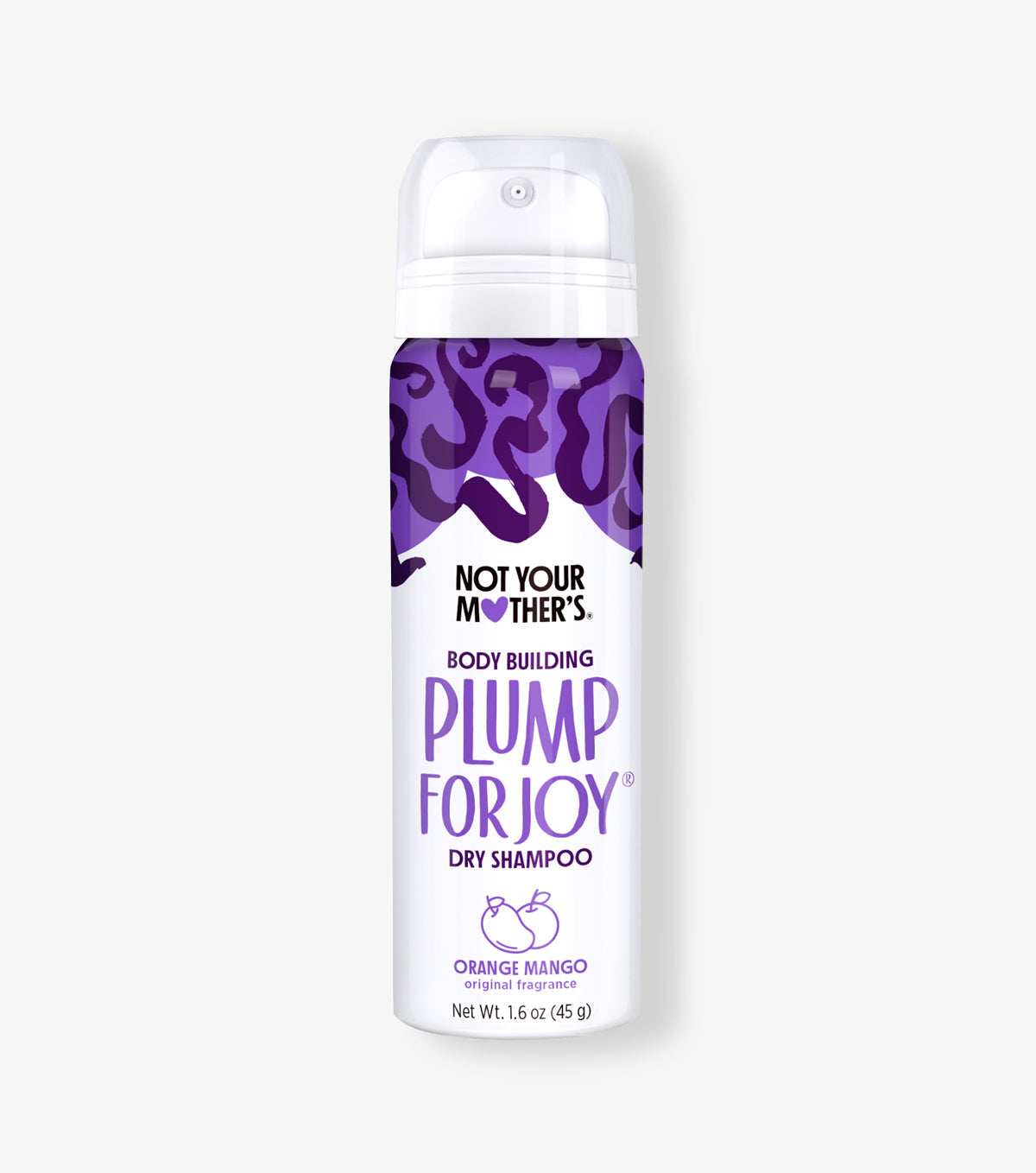 Refresh hair and build body on the go with travel sized Plump for Joy Dry Shampoo.