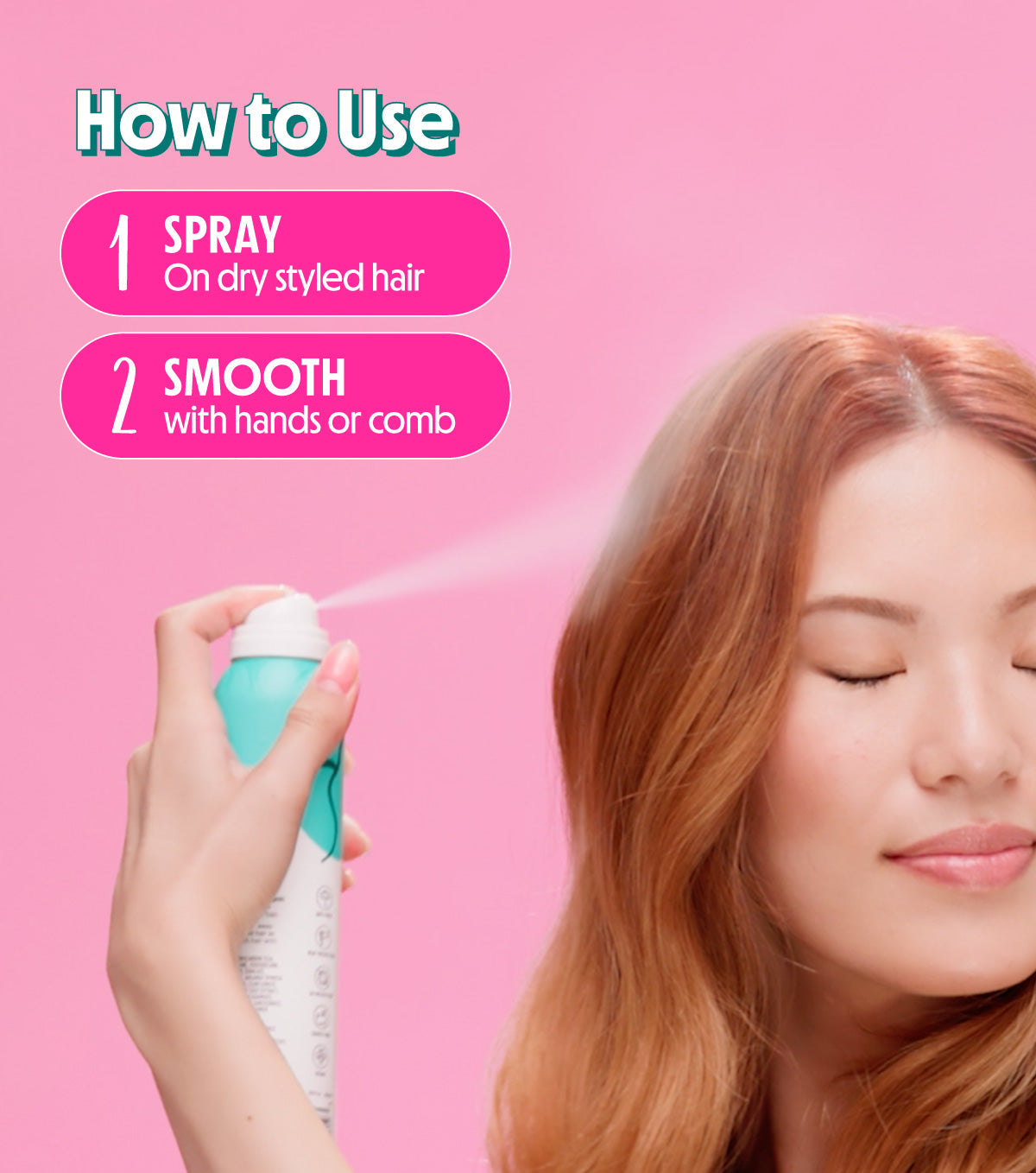 How to use Instant De Frizz Spray