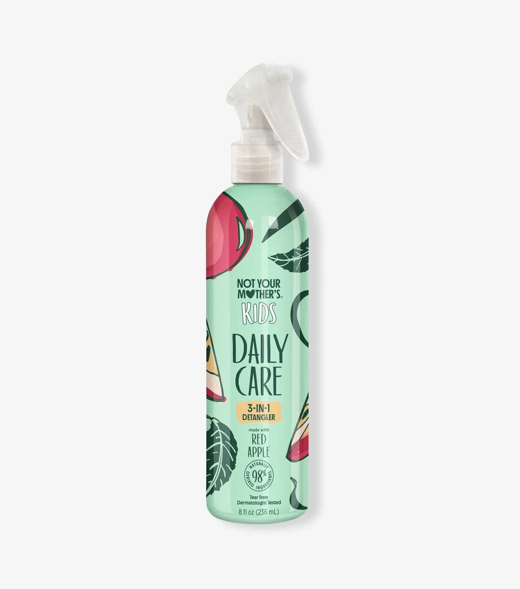 The NYM Kids Red Apple Daily Care 3-in-1 detangler spray. 