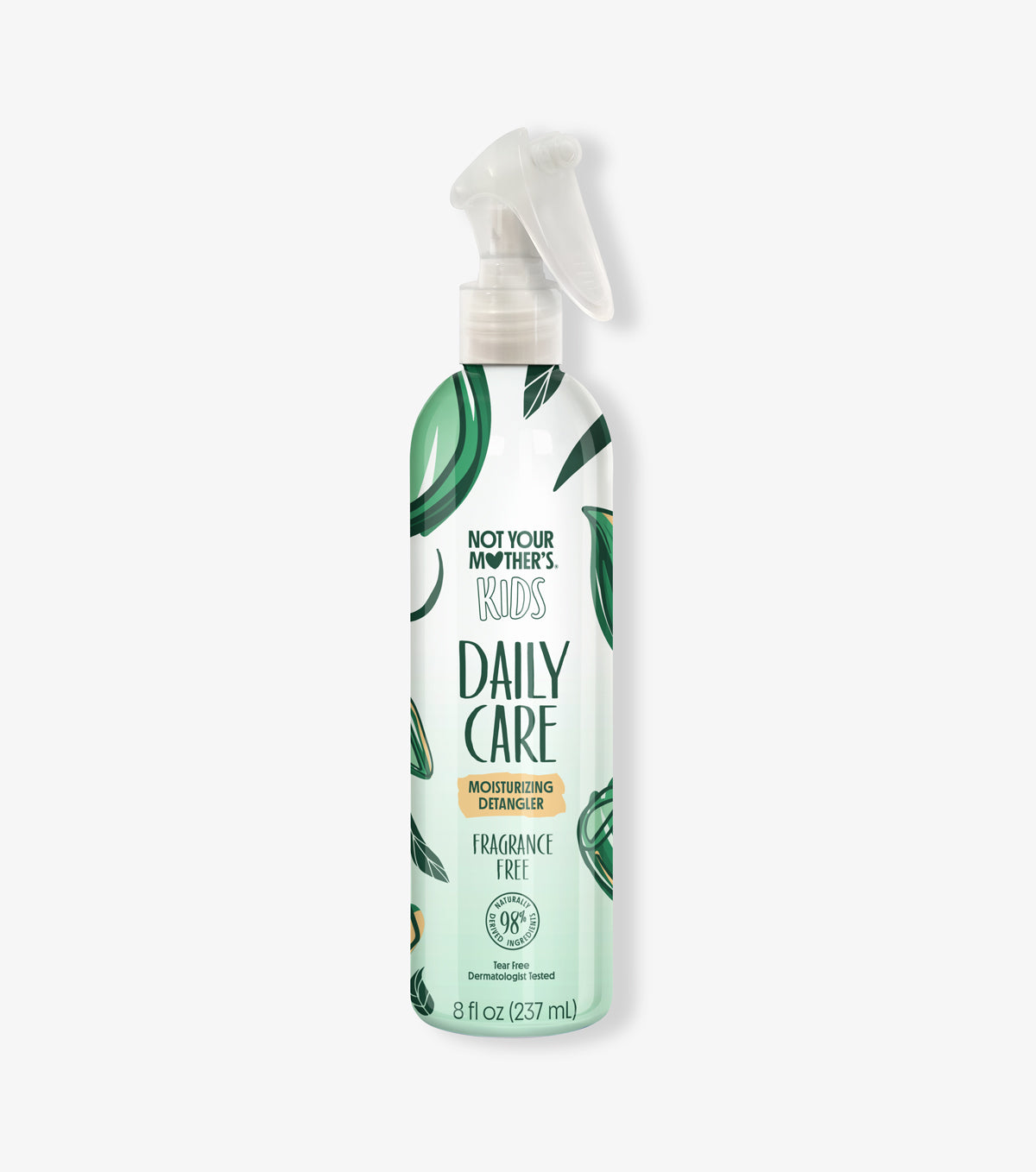 The NYM Kids Fragrance Free Daily Care detangler spray. 